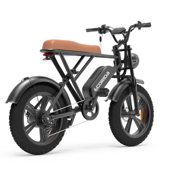 Bicyclette Électrique Ecoride Noir – Image 5