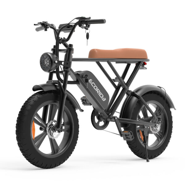 Bicyclette Électrique Ecoride Noir – Image 3