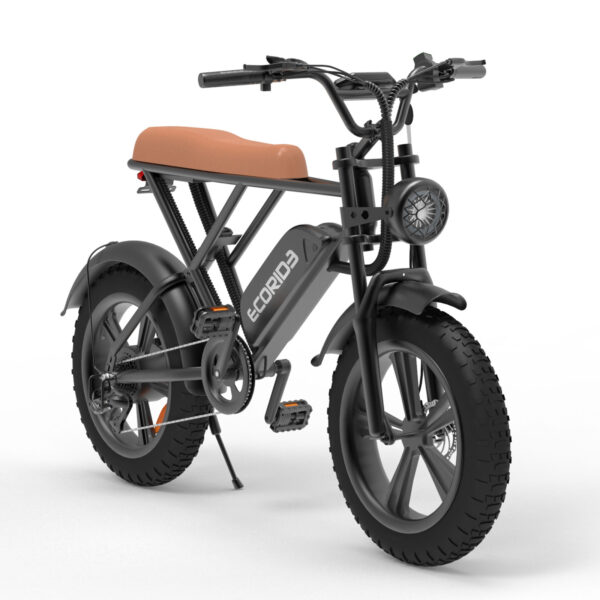 Bicyclette Électrique Ecoride Noir – Image 4
